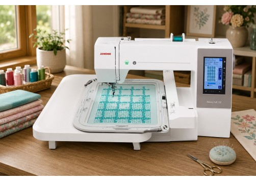 Janome Memory Craft 550E: вышивальная машина для серьезных проектов