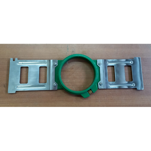 Круглые пяльца диаметром RICOMA 90 мм зелёные