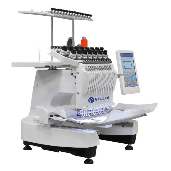 Автоматическая промышленная профессиональная вышивальная машина VELLES VE 1500 360х200 с пяльцами и бордюрной рамой