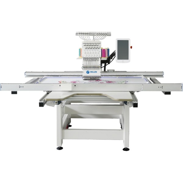 Промышленная автоматическая вышивальная машина VELLES VE 23CW-XL поле вышивка 1200 х 700 мм