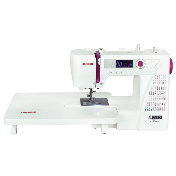 Компьютерная швейная машина Janome ArtDecor 734D - Компьютеризированные ...