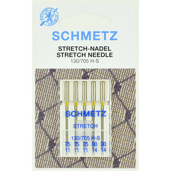 Иглы стретч  Schmetz №75(3),90(2), 5шт Иглы стретч  Schmetz №75(3),90(2), 5шт
