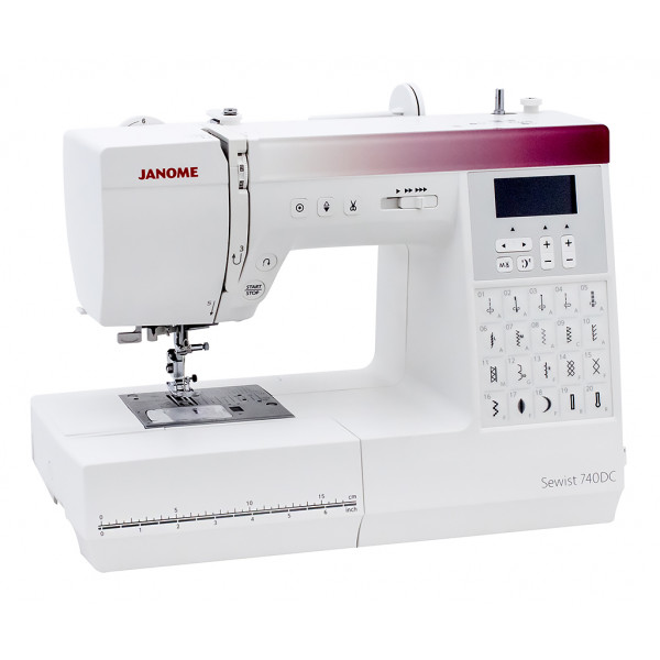 Компьютерная швейная машина Janome Sewist 740 DC - Компьютеризированные ...