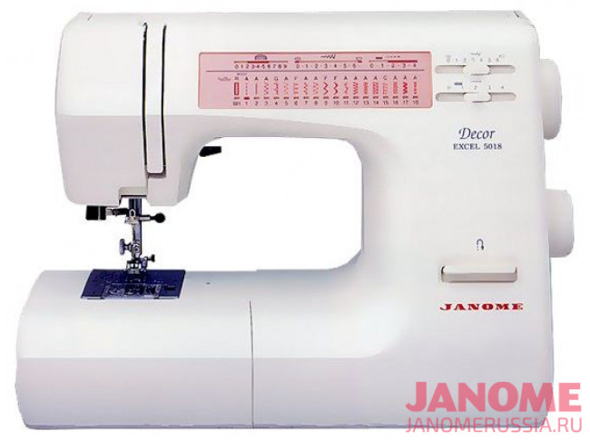 Электромеханическая швейная машина Janome Decor Excel 5018