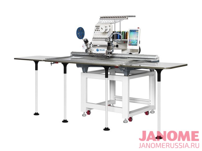 Промышленная автоматическая вышивальная машина VELLES VE 23CW-TS2L с пяльцами и бордюрной рамой поле вышивки 1200 х 500 мм