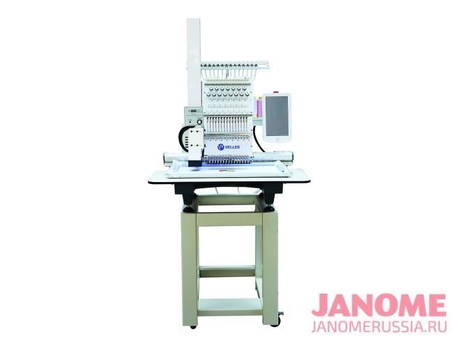 Промышленная автоматическая вышивальная машина VELLES VE 30 c устройством лазерной обрезки ткани поле вышивки 800х400 мм