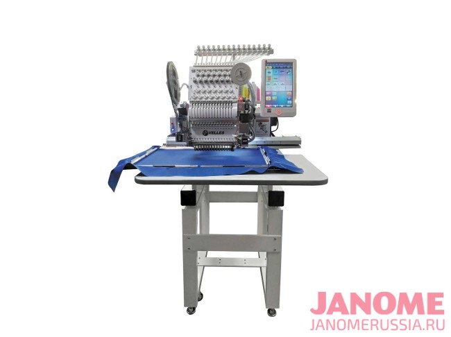 Промышленная одноголовочная вышивальная машина VELLES VE 22C-TS2L FREESTYLE с независимой лапкой поле вышивки 600 х 400 мм