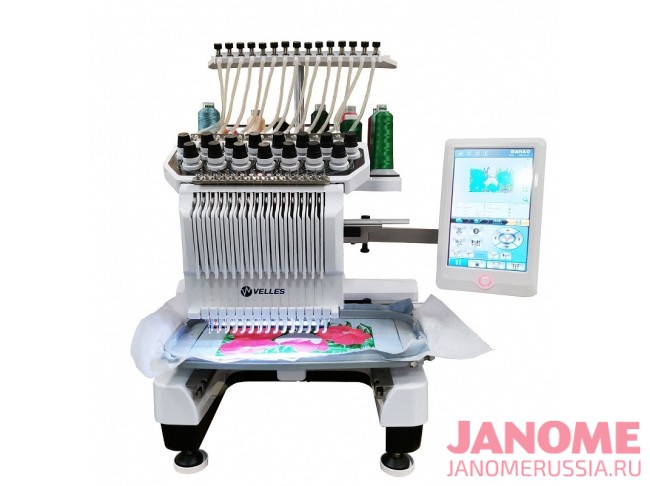 Профессиональная одноголовочная вышивальная машина VELLES VE 1500