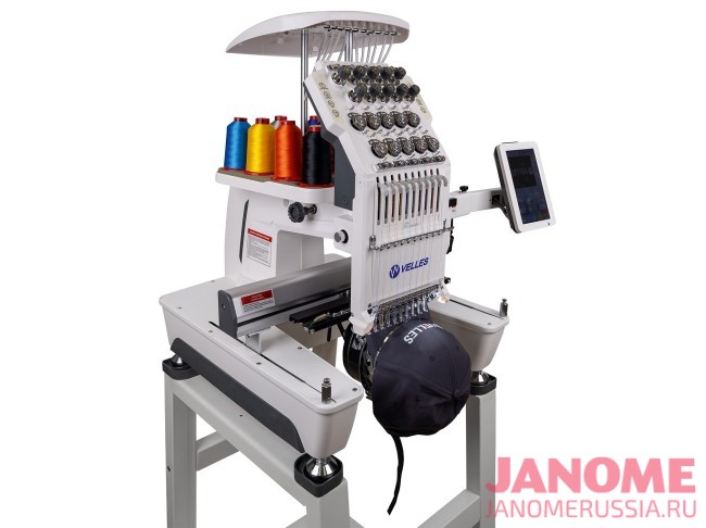 Профессиональная вышивальная машина VELLES VE 1001 поле вышивки 360 х 240 мм