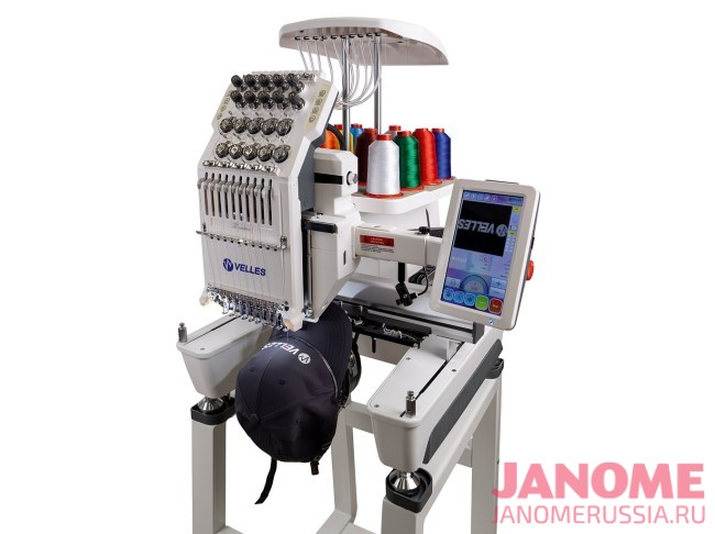 Профессиональная вышивальная машина VELLES VE 1001 поле вышивки 360 х 240 мм