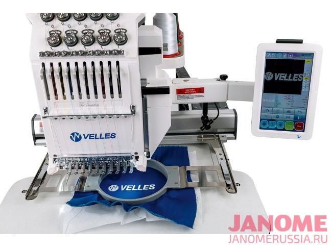 Профессиональная вышивальная машина VELLES VE 1001 поле вышивки 360 х 240 мм