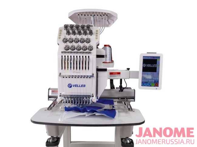 Профессиональная вышивальная машина VELLES VE 1001 поле вышивки 360 х 240 мм