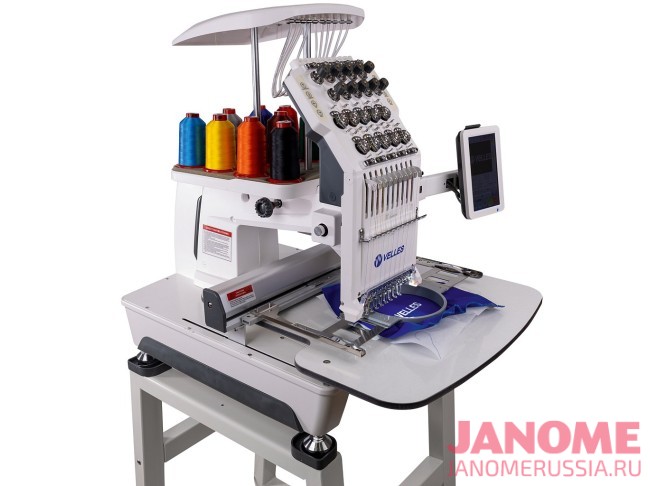 Профессиональная вышивальная машина VELLES VE 1001 поле вышивки 360 х 240 мм