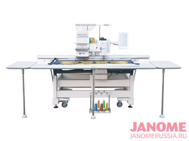 Промышленная комбинированная вышивальная машина VELLES VE1211 CH-COI поле вышивки 1200 х 560 мм