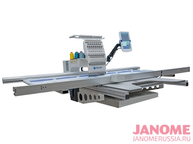 Промышленная автоматическая вышивальная машина VELLES VE 23CW-XXL поле вышивки 1700 х 700 мм