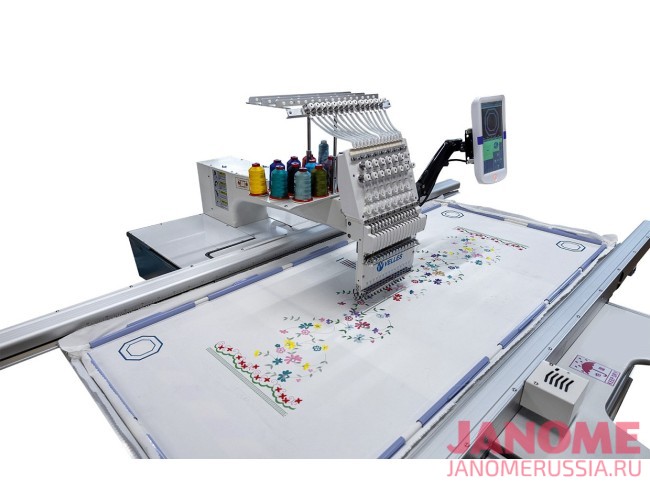 Промышленная автоматическая вышивальная машина VELLES VE 23CW-XXL поле вышивки 1700 х 700 мм