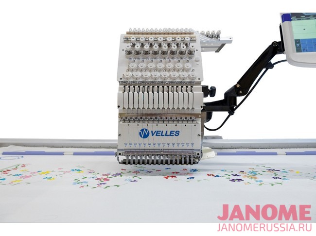 Промышленная автоматическая вышивальная машина VELLES VE 23CW-XXL поле вышивки 1700 х 700 мм
