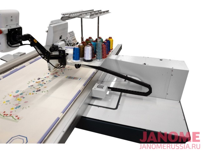 Промышленная автоматическая вышивальная машина VELLES VE 23CW-XXL поле вышивки 1700 х 700 мм