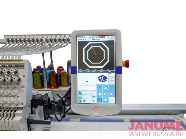 Промышленная автоматическая вышивальная машина VELLES VE 23CW-XXL поле вышивки 1700 х 700 мм