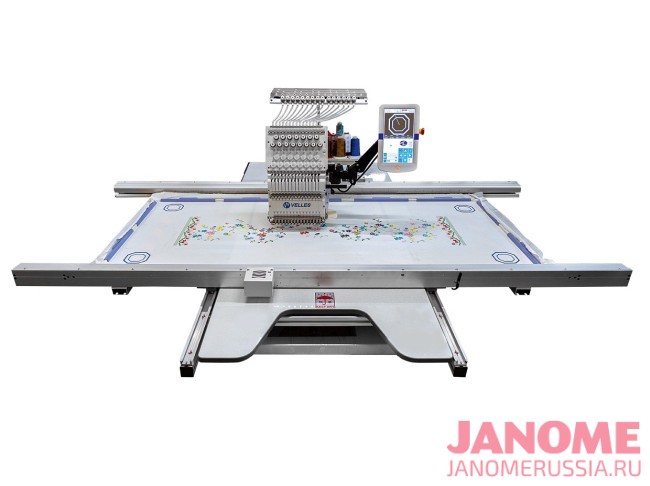 Промышленная автоматическая вышивальная машина VELLES VE 23CW-XXL поле вышивки 1700 х 700 мм