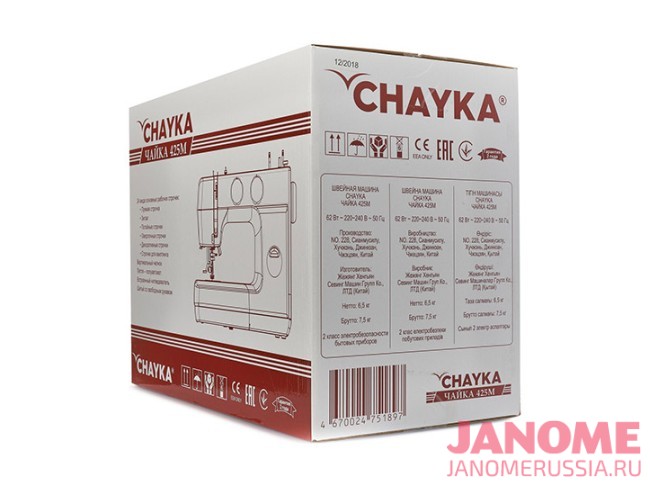 Электромеханическая швейная машина CHAYKA ЧАЙКА 425M