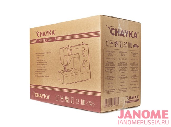 Электромеханическая швейная машина CHAYKA ЧАЙКА 740