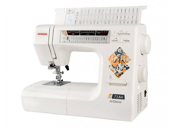 Электромеханическая швейная машина Janome ArtDecor 718A
