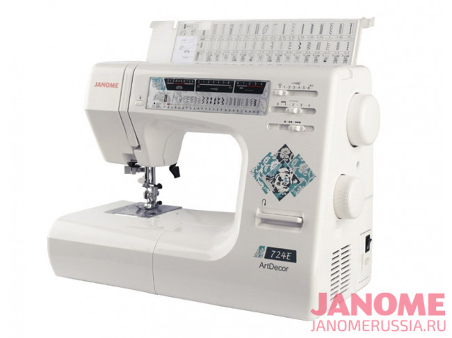 Электромеханическая швейная машина Janome ArtDecor 724E