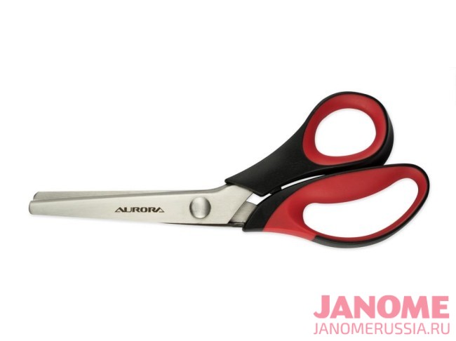 Ножницы зигзаг фигурные Aurora, 23 см, шаг зубчика 5 мм