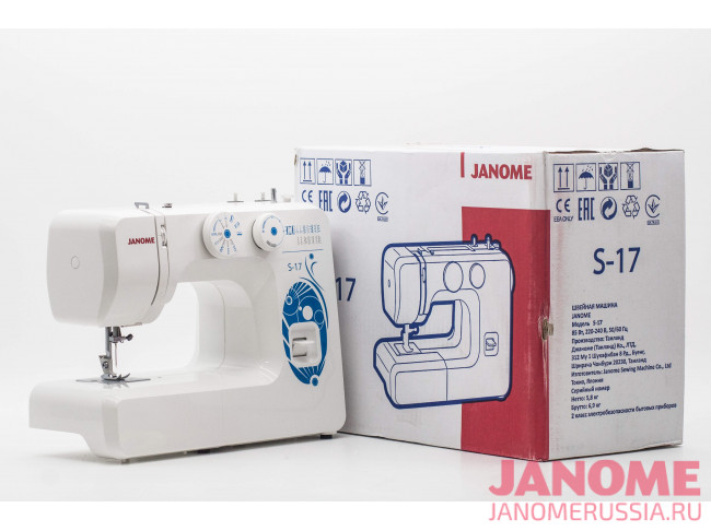 Электромеханическая швейная машина Janome S-17