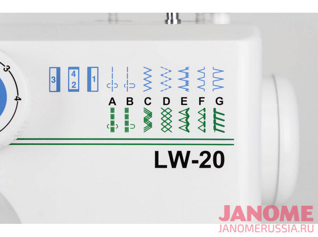 Электромеханическая швейная машина Janome LW-20