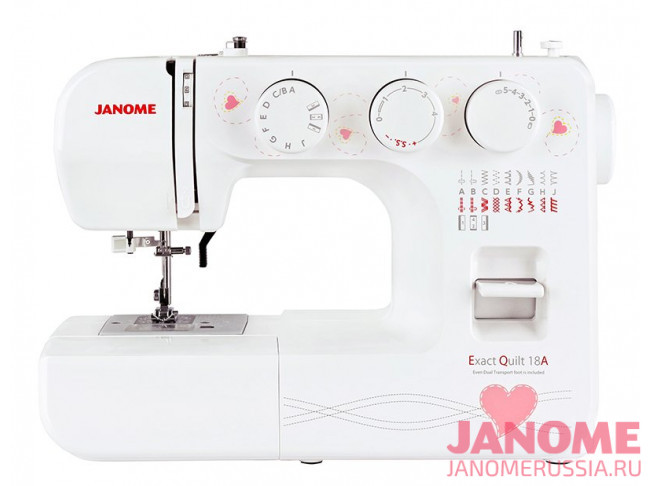 Электромеханическая швейная машина Janome Exact Quilt 18A