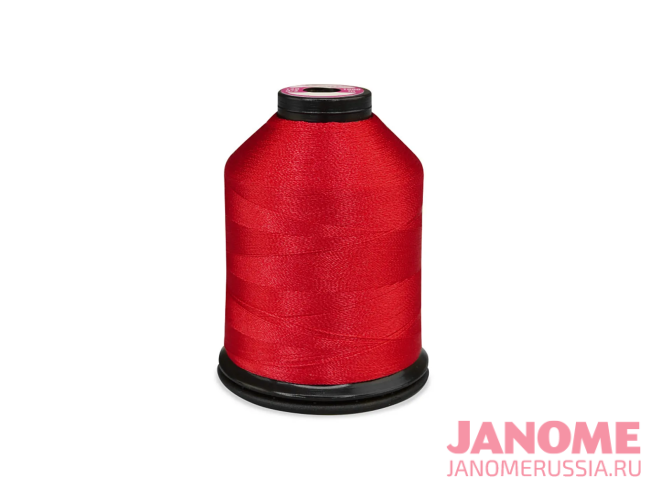 Нитки вышивальные Aurora №120, 1000м красный PF702