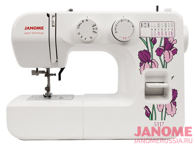Электромеханическая швейная машина Janome 5117